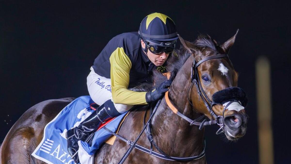 Tuz winning the Dubawi Stakes. - Photo Dubai Racing Club