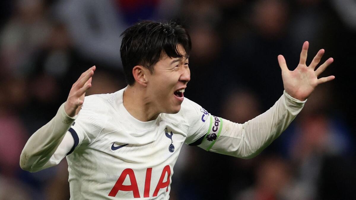 Tottenham Hotspur's Son Heung-min. - AFP
