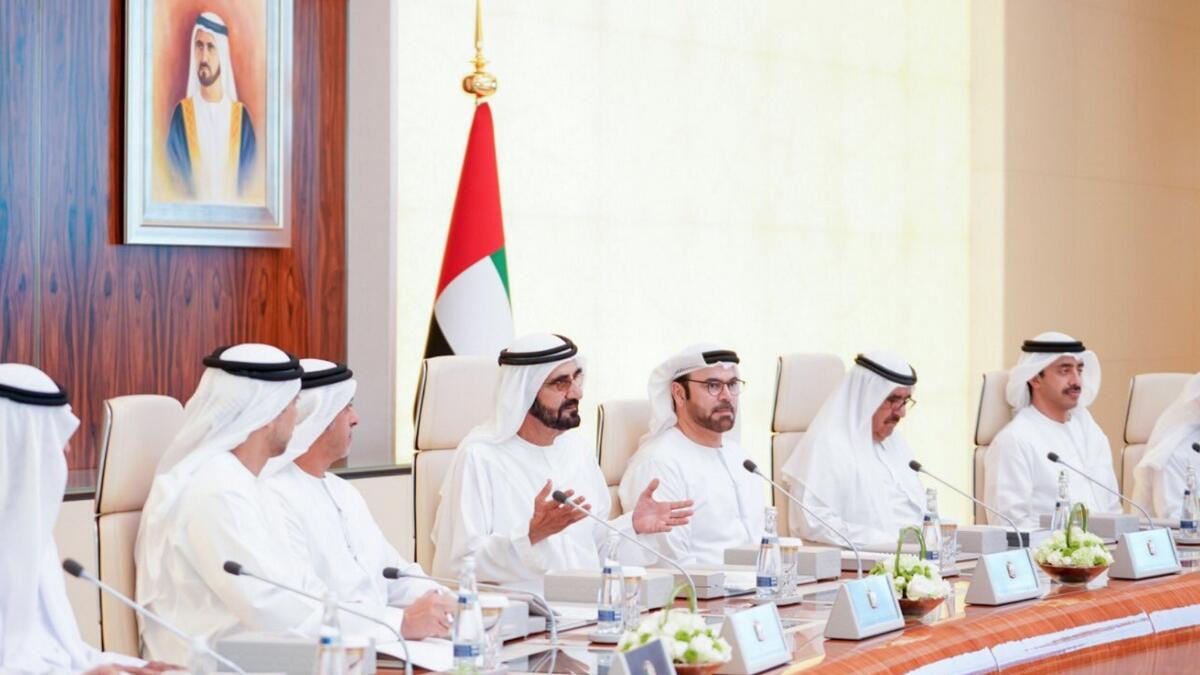 Sheikh Mohammed, UAE budget, fiscal deficit, UAE cabinet