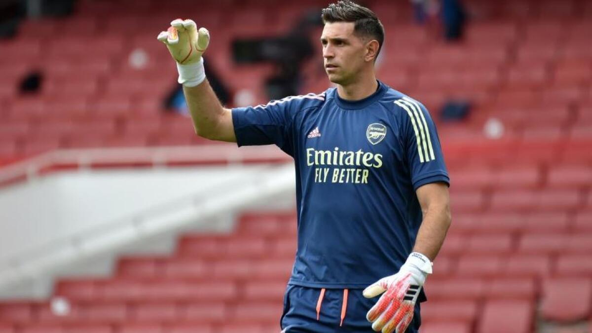Emiliano Martinez has impressed in Bernd Leno's absence, keeping four clean sheets in 10 starts. (Reuters)