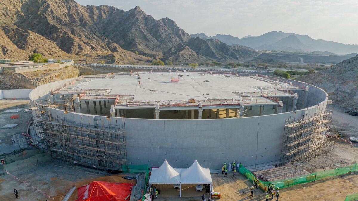 The project has a storage capacity of 30 million imperial gallons (MIG), at a cost of approximately Dh86 million. It is expected to be completed in April 2023.
