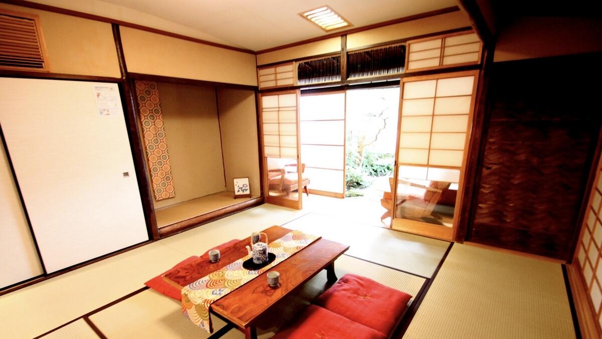 Experience traditional comfort at Sakura House Kyoto.