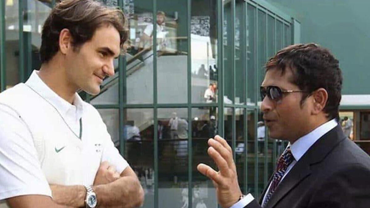 Sachin and Federer (left) have earlier also engaged in friendly banters on Twitter many a times and share mutual respect for each other. -- Twitter