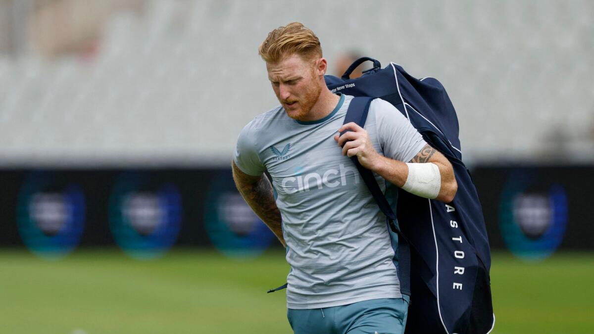 Ben Stokes during a practice session. (Reuters)