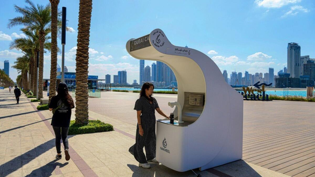 Dubai Can - Water stations available across the city to encourage ‘refill culture'. Photo: Dubai Media Office