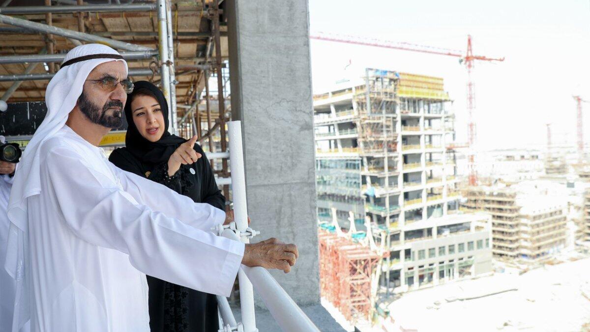 Video: Sheikh Mohammed inspects Expo 2020 Dubai site