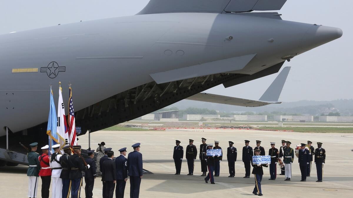 Pyongyang returns remains of US soldiers from Korea war
