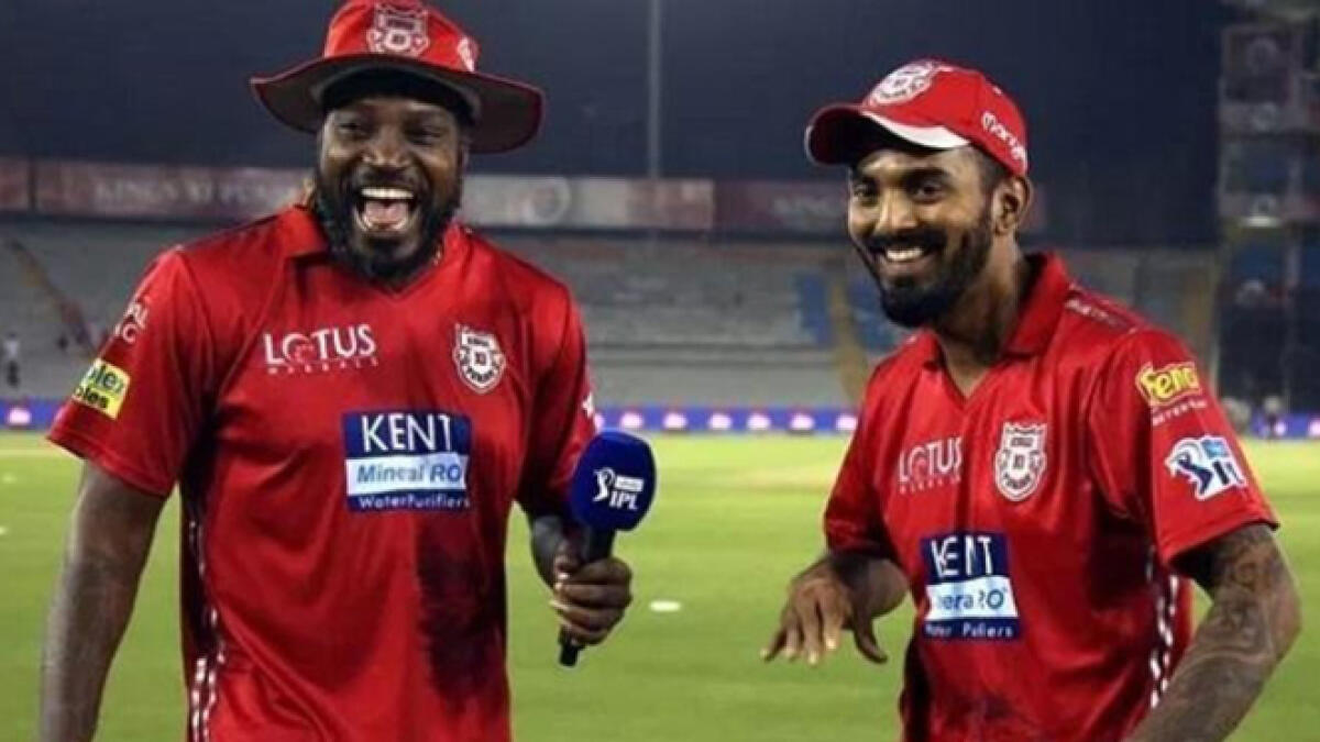KL Rahul and Chris Gayle have shared a good friendship in the KXIP team.