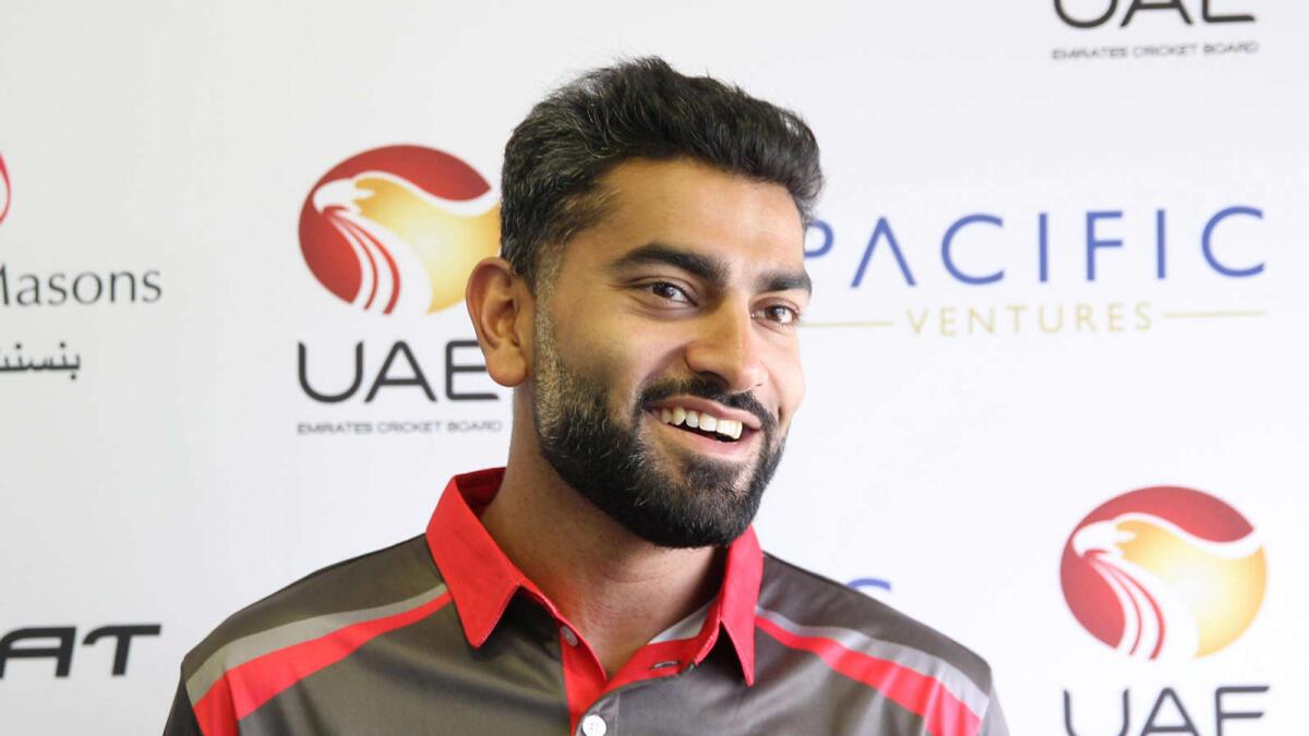 UAE captain Ahmed Raza. — KT file