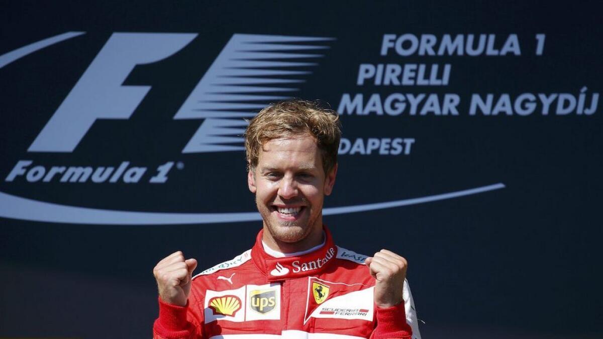 Sebastian Vettel sets the Formula One pace again