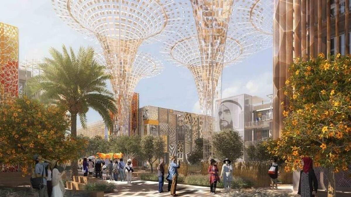Artist's impression of the Expo 2020.