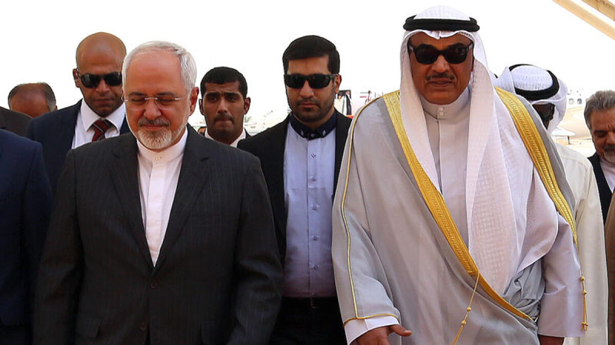 Irans Zarif visits Kuwait, calls for united effort to fight terrorism