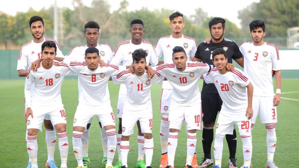 A few members of the UAE Under-19 squad.