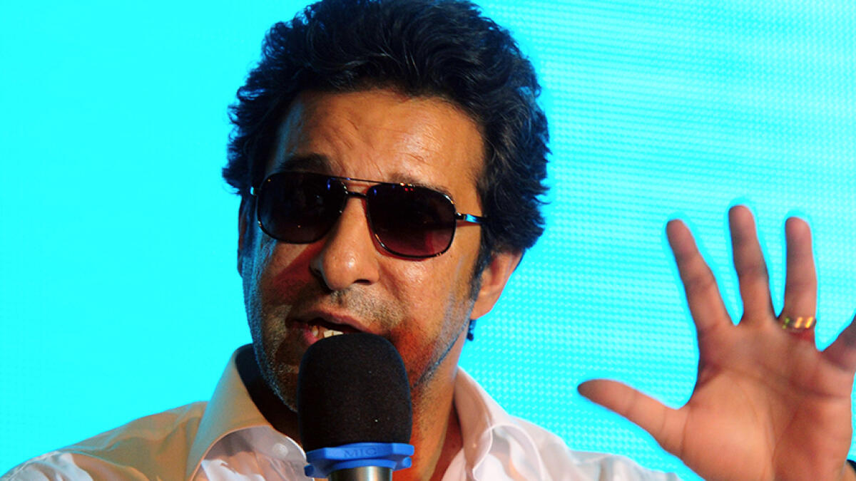 Wasim Akram said artificial substances like vaseline could be used to swing the ball but how much of it? -- AFP