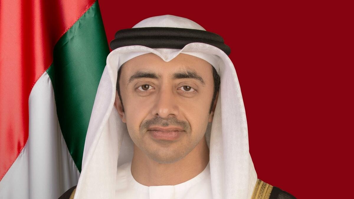 Sheikh Abdullah bin Zayed Al Nahyan, Minister of Foreign Affairs and International Cooperation and Chairman of the Education and Human Resources Council.- Wam 