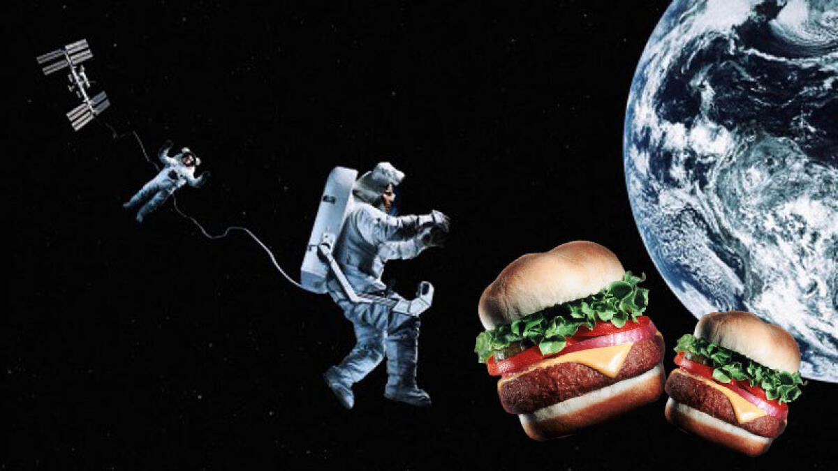 Hamburgers might be on the menu for Russian astronauts