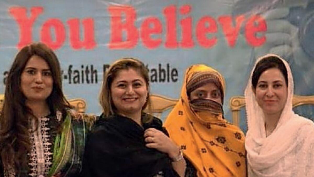 The four winning female journalists from Pakistan
