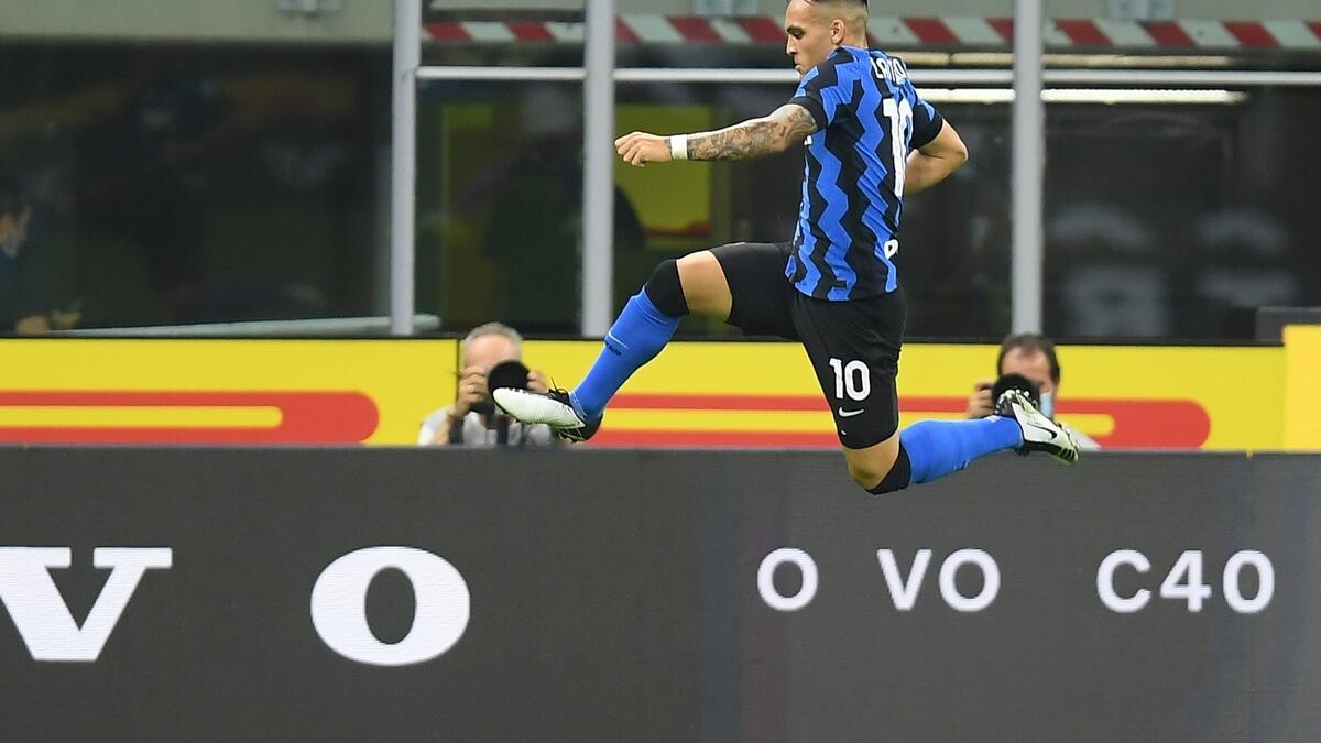 Inter Milan, forward, Lautaro Martinez, scored, impressive, solo, goal, 2-0, win, Napoli, Serie A