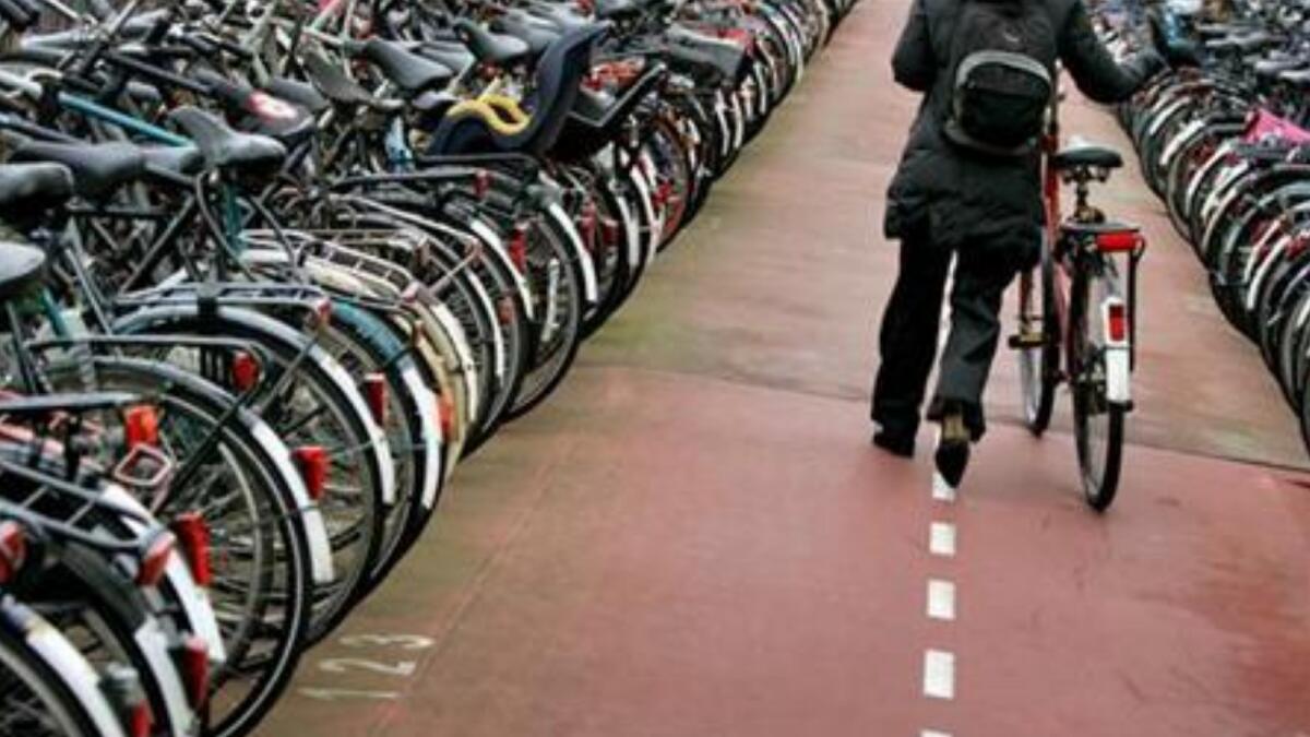 There are an estimated 900,000 bicycles in Amsterdam. — Reuters file