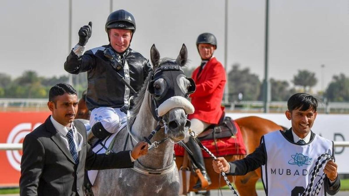 Record eight-time UAE Champion Jockey Tadhg O'Shea. — KT file