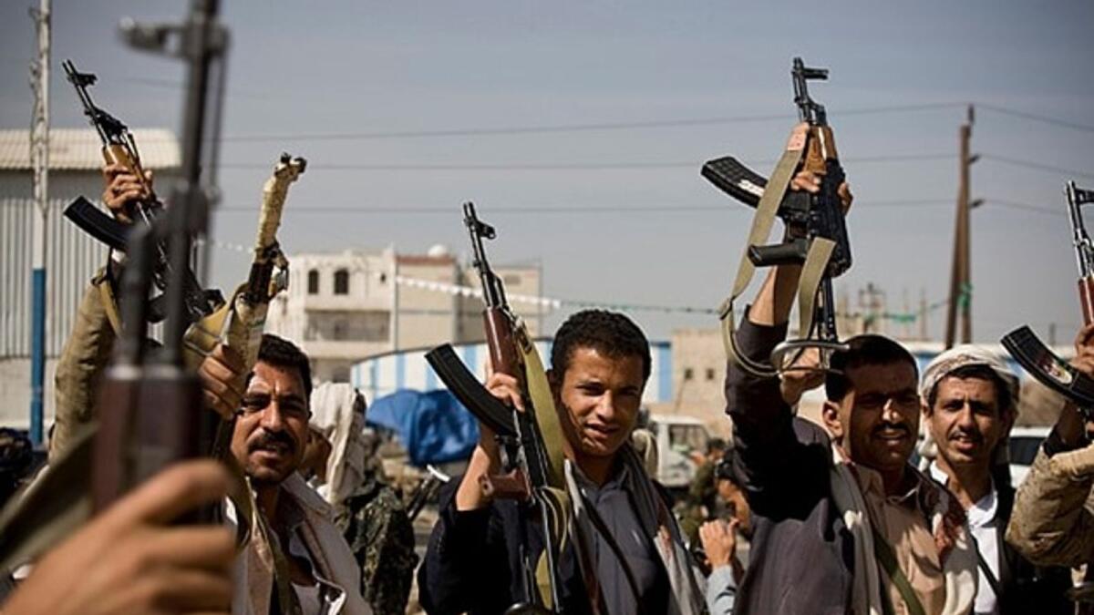 Houthi militias in Yemen. — AFP file