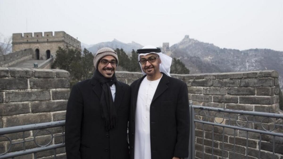 Shaikh Mohammed bin Zayed visits Great Wall of China