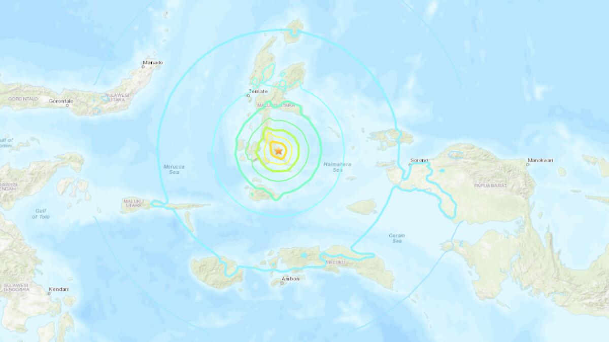 Indonesia, earthquake, USGS