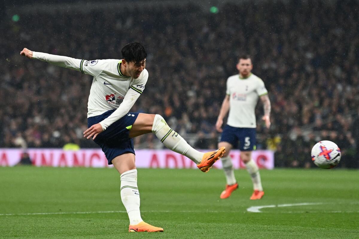 Tottenham Hotspur's Son Heung-min. — AFP