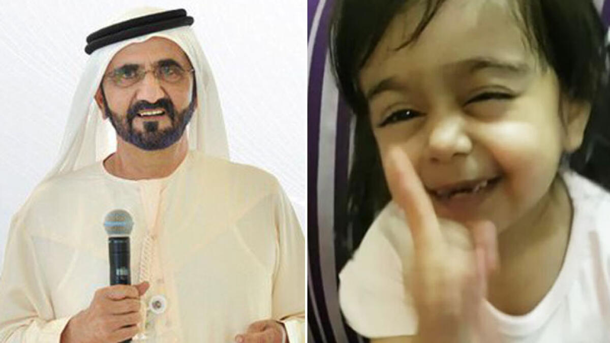 WATCH: Cute girls imitation of Dubais Shaikh Mohammed wins his heart