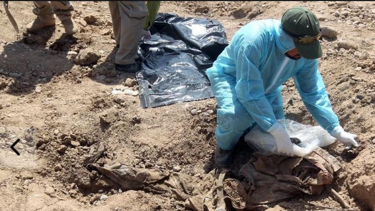 Mass grave with 400 bodies found