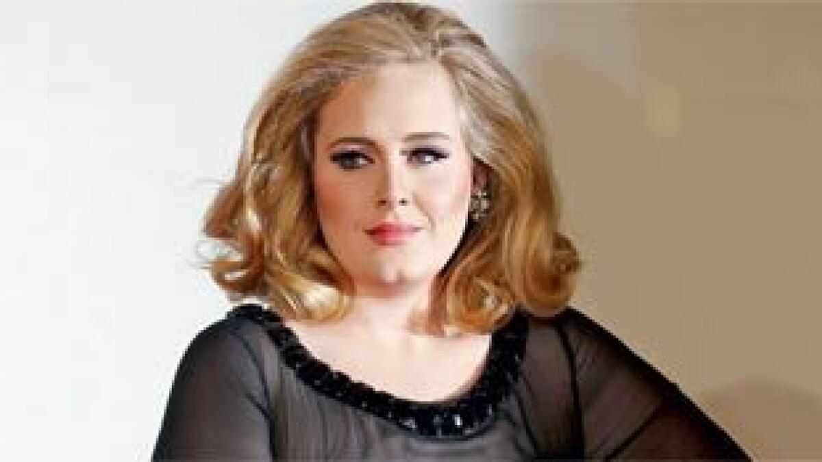 Adele undergoing photo-healing therapy