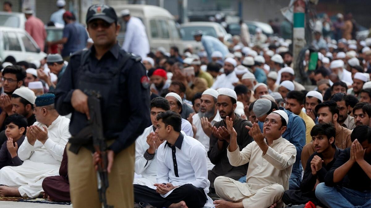 With prayer, sacrifices, Pakistani Muslims celebrate Eid Al Adha 
