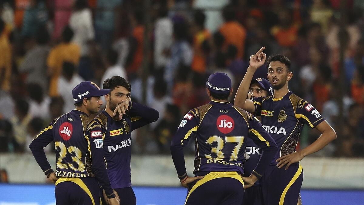 Kolkata Knight Riders seal playoffs berth with five-wicket win over Sunrisers