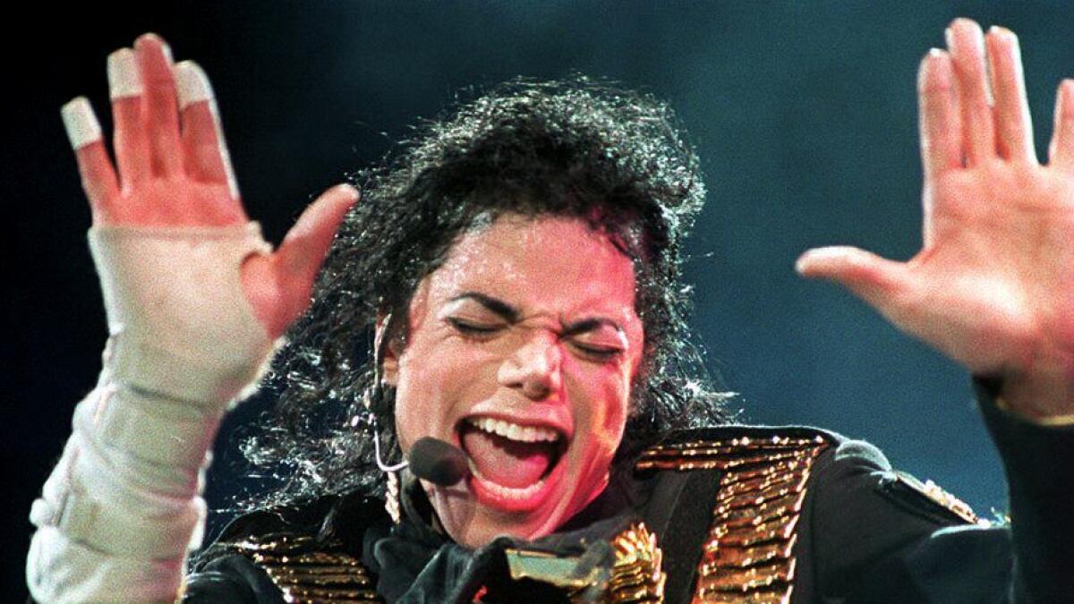 Pop megastar Michael Jackson performing during his 'Dangerous' tour.- AFP file photo   