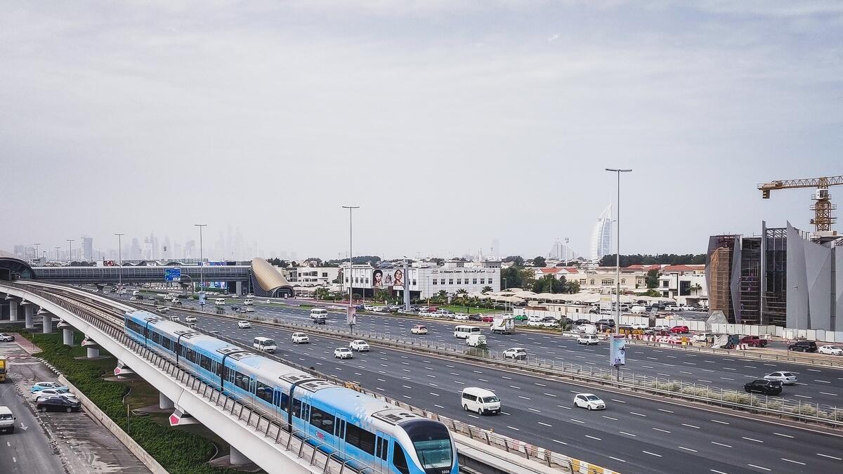 Dubai roads saw lesser than usual traffic on Sunday morning as many employees worked from home and children studied remotely as school gates remained closed.