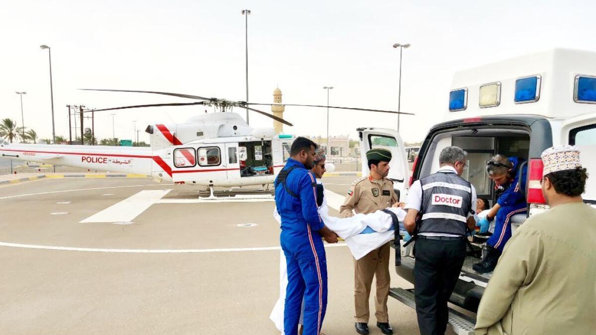 Man airlifted from Oman border to Dubai after car accident