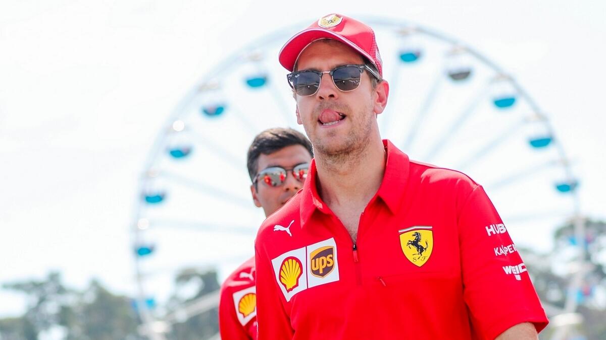 Vettel would not reveal details of his contract or the duration