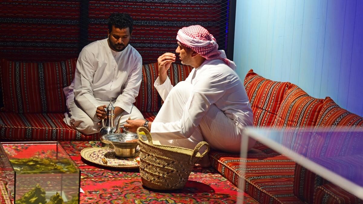 Emirati tourism company 'Meet the Locals' offers a host of activities during the festival including a local market, a live Emirati cooking station, a dates tasting station, an etiquette of Arabic coffee session, henna design and more.