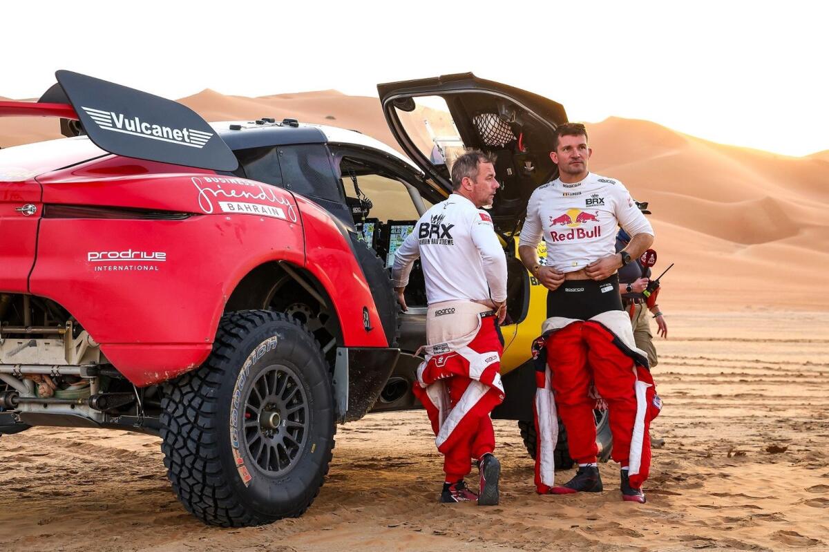 Sebastien Loeb and Fabian Lurquin - Bahrain Raid Xtreme Prodrive Hunter. - Supplied photo