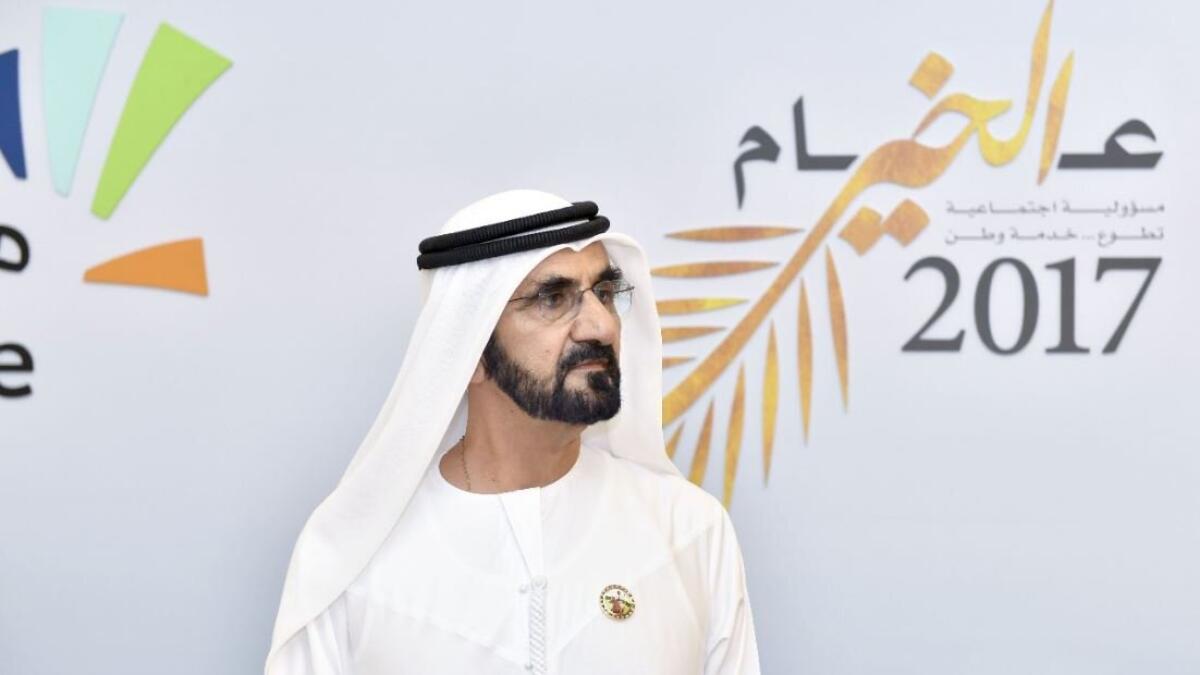 Sheikh Mohammed signs up as first volunteer in National Platform