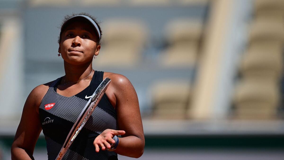 Naomi Osaka says she withdraws so that everyone can get back to focusing on the tennis going on in Paris. — AFP
