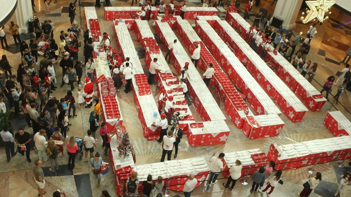 UAEs largest charity cake sale at Mall of the Emirates
