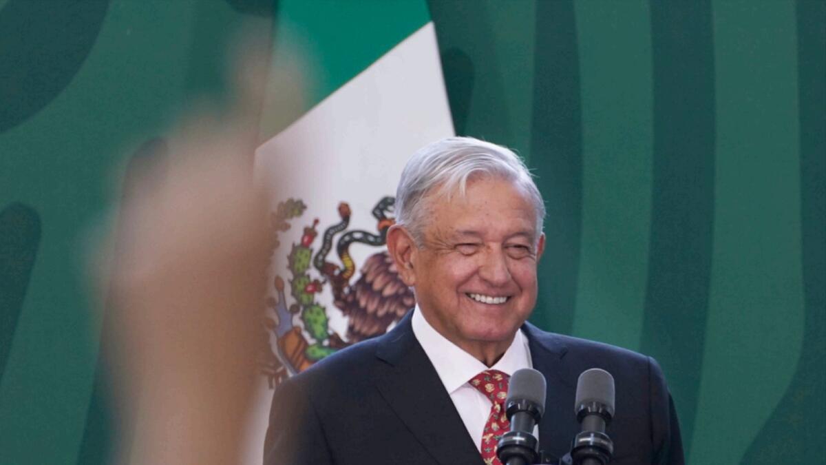 Mexican President Andres Manuel Lopez Obrador. — AP