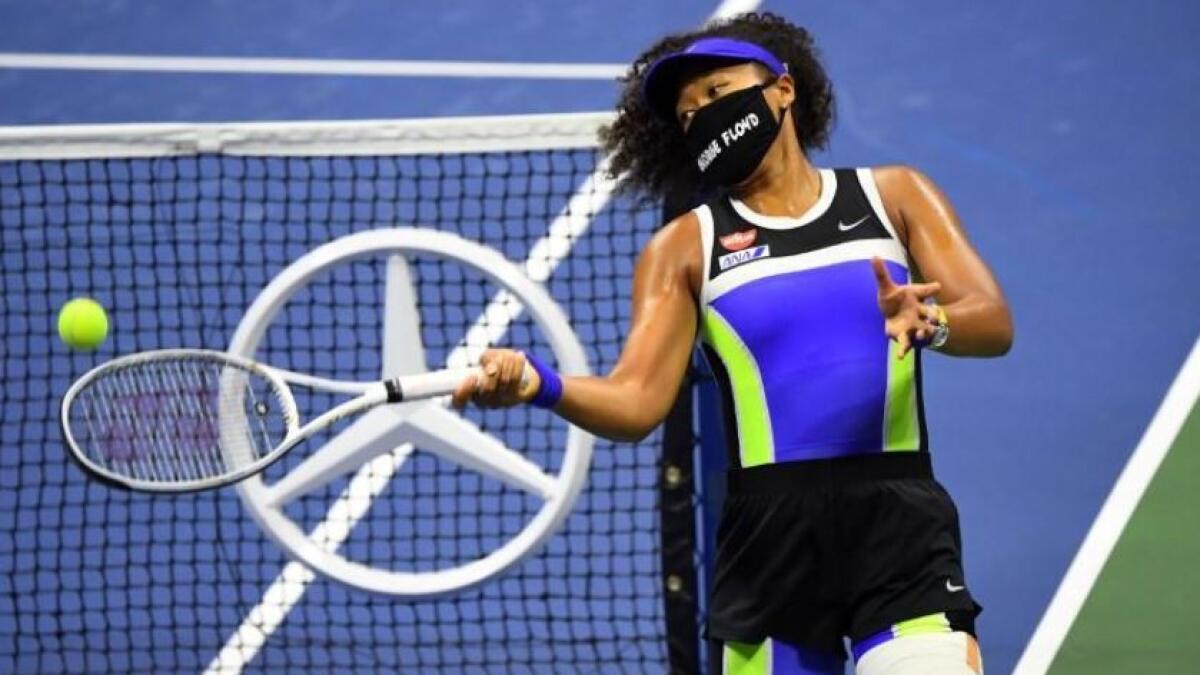 Naomi Osaka is wearing different masks honoring victims of racial injustice and police brutality throughout the tournament. (Reuters)