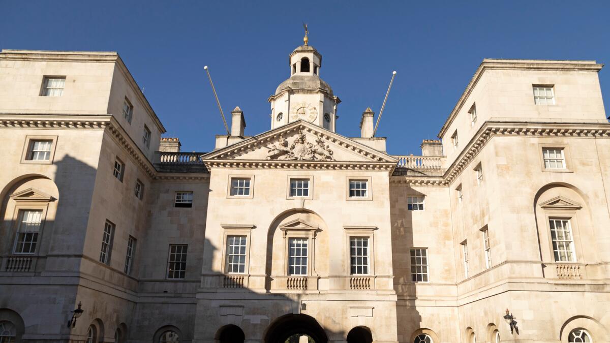 Horse Guards building at Whitehall