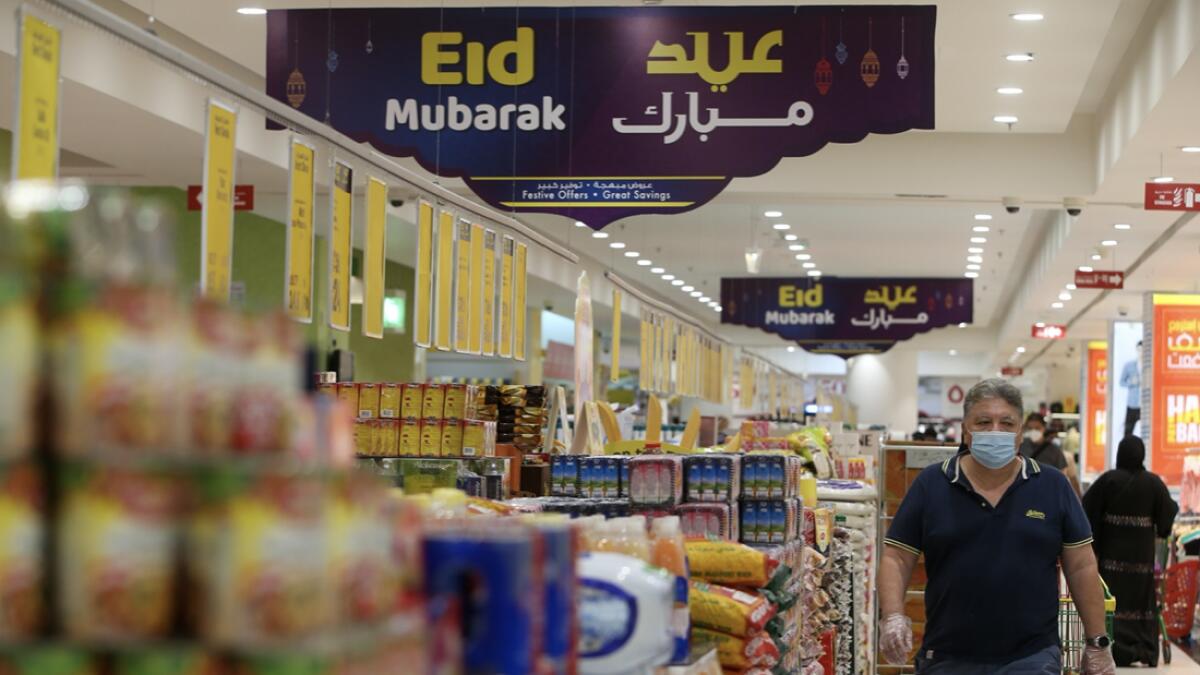 Residents shop at Al Wahda Mall ahead of Eid Al Adha celebration in Abu Dhabi, UAE. Photo: Ryan Lim/Khaleej Times