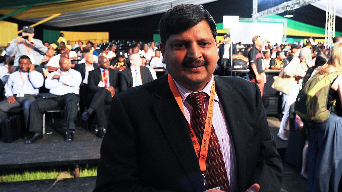 (FILES) In this file photo taken on December 16, 2012 Atul Gupta attendeds the 53rd national conference of the African National Congress in Bloemfontein. Photo: AFP