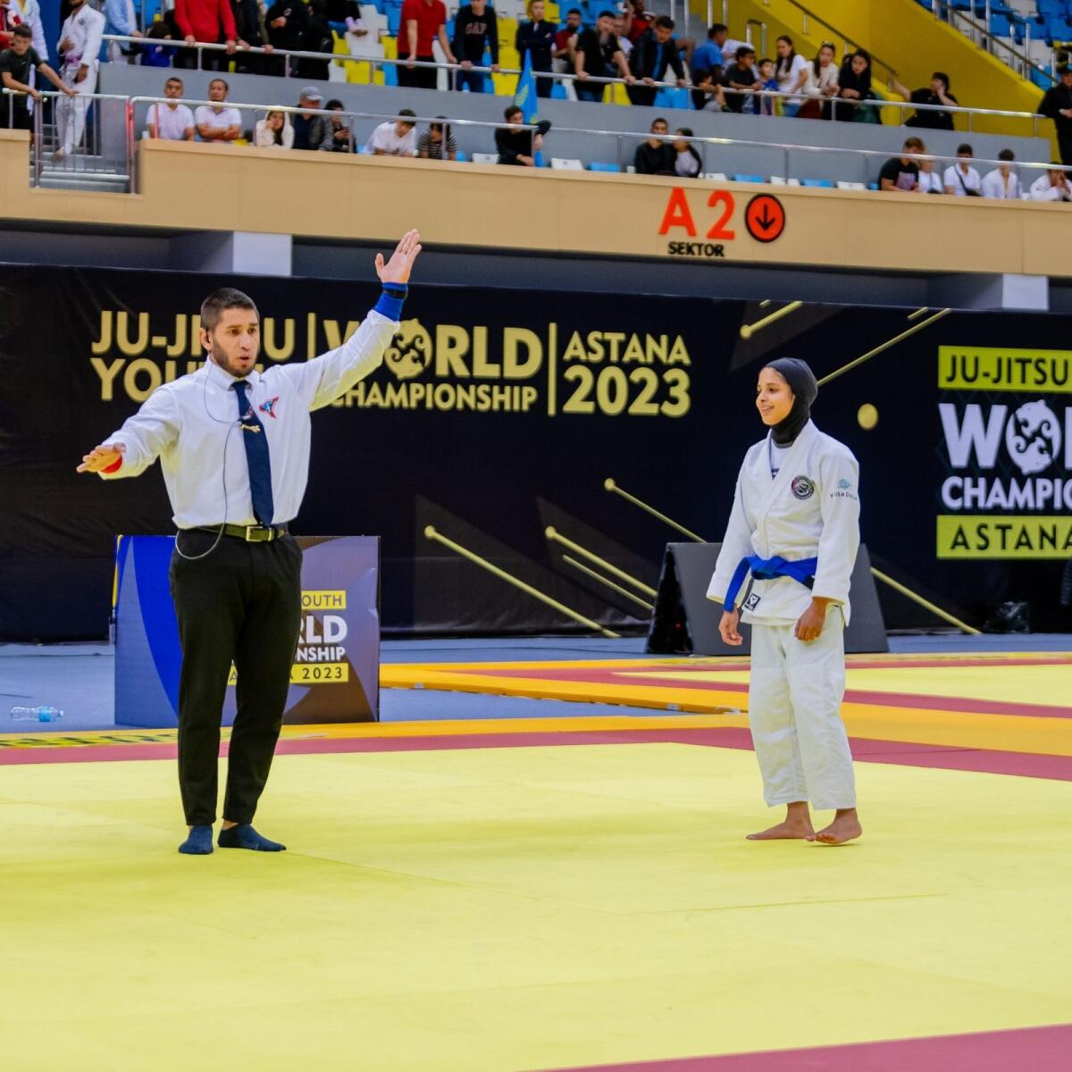 Balqees Al Hashemi, member of UAE's National Jiu-Jitsu Team