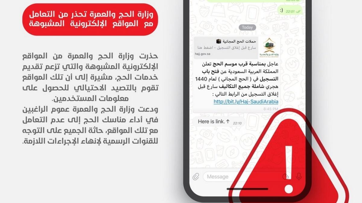 free haj visa, whatsapp, saudi arabia warns, umrah, eid al adha