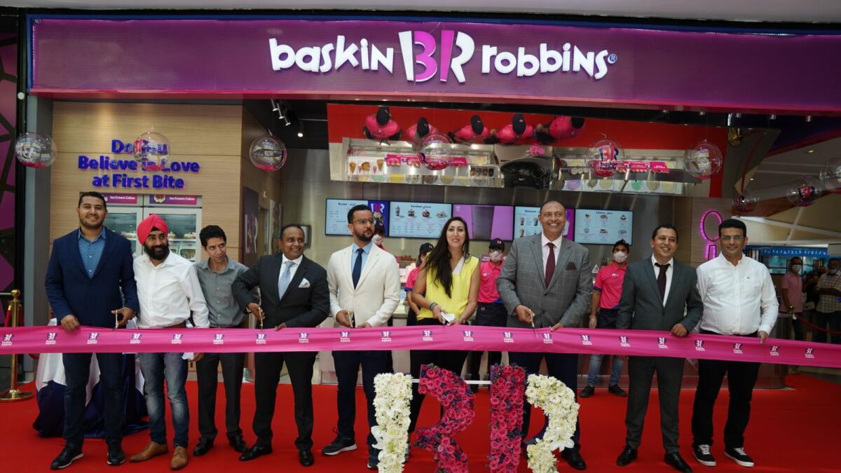 Baskin-Robbins' second outlet was inaugurated at Marina Mall.